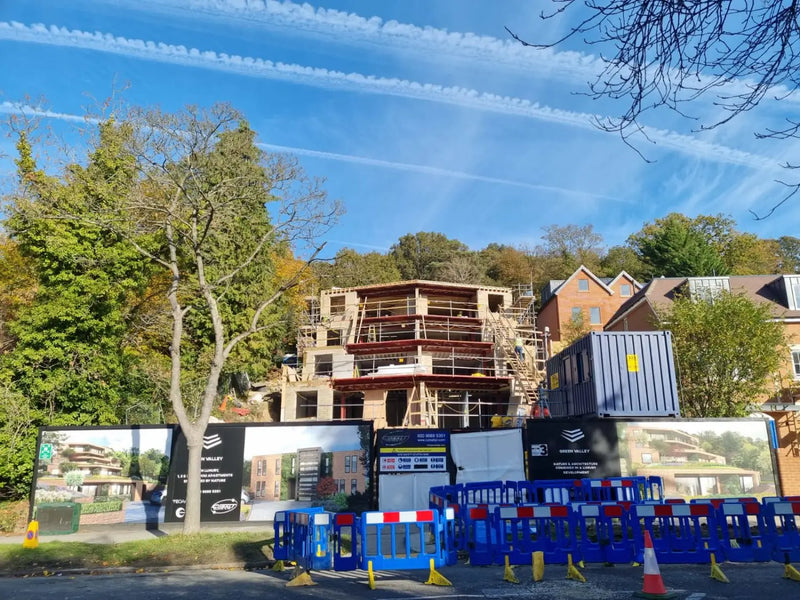 Waterproofing a 5-Storey Apartment Block into a Hillside in Southeast London.