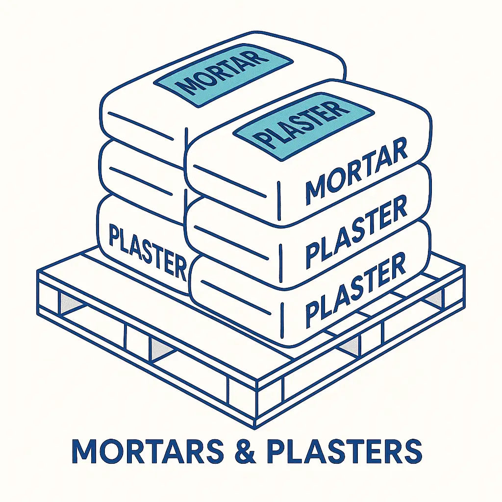 Shop Wykamol and Mapei Pallet Priced Mortars, Plasters and Tanking Slurry Products