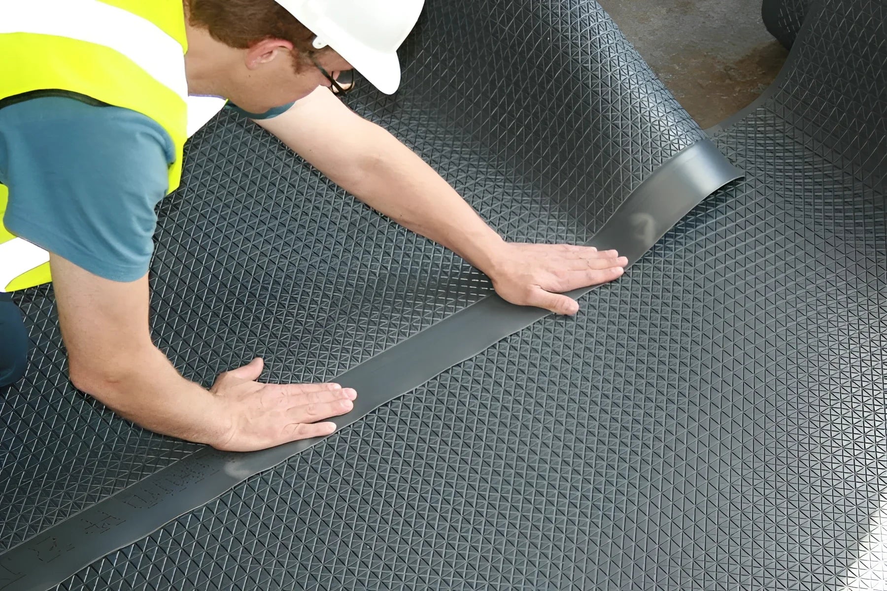 601 Slimline Flooring Membrane Waterproofing Basement Membrane, Type C, Construction Membrane, floor membrane, Flooring