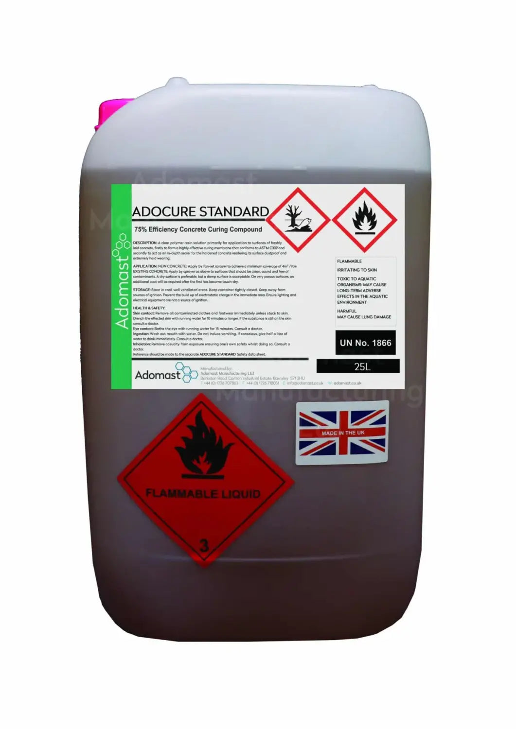 adocure standard curing agent container