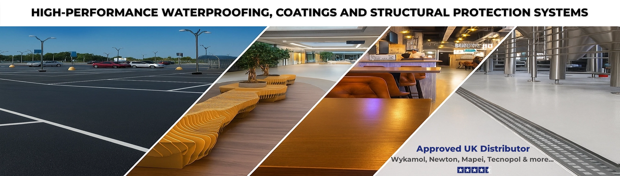 Clever Shield – Approved UK distributor of leading waterproofing manufacturers including Wykamol, Newton, Mapei and Desmopol.