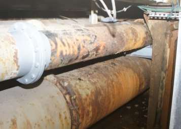 Resimac Composite Pipe Repair & Pipe Wrapping Products Before