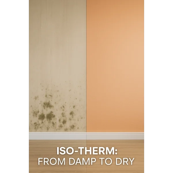 Wykamol Isotherm Wall Insulation 1m Roll, Condensation Control, Damp Proofing, Efflorescence Prevention, Energy