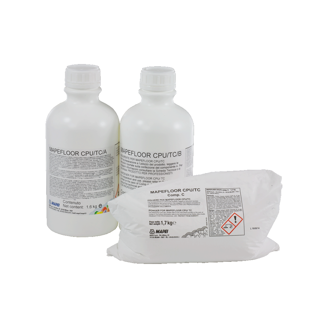 “MAPEFLOOR CPU/TC polyurethane-cement topcoat for walls and floors – 4.7 kg kit”