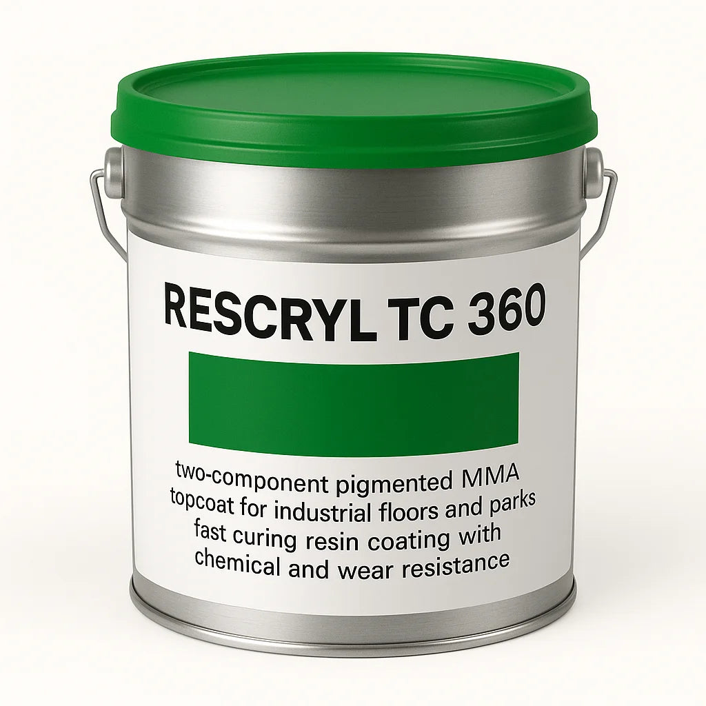 RESCRYL TC 360 MMA Topcoat Waterproofing Protective Coating Car Park Topcoat, Chemical Resistant Coating, Fast Curing
