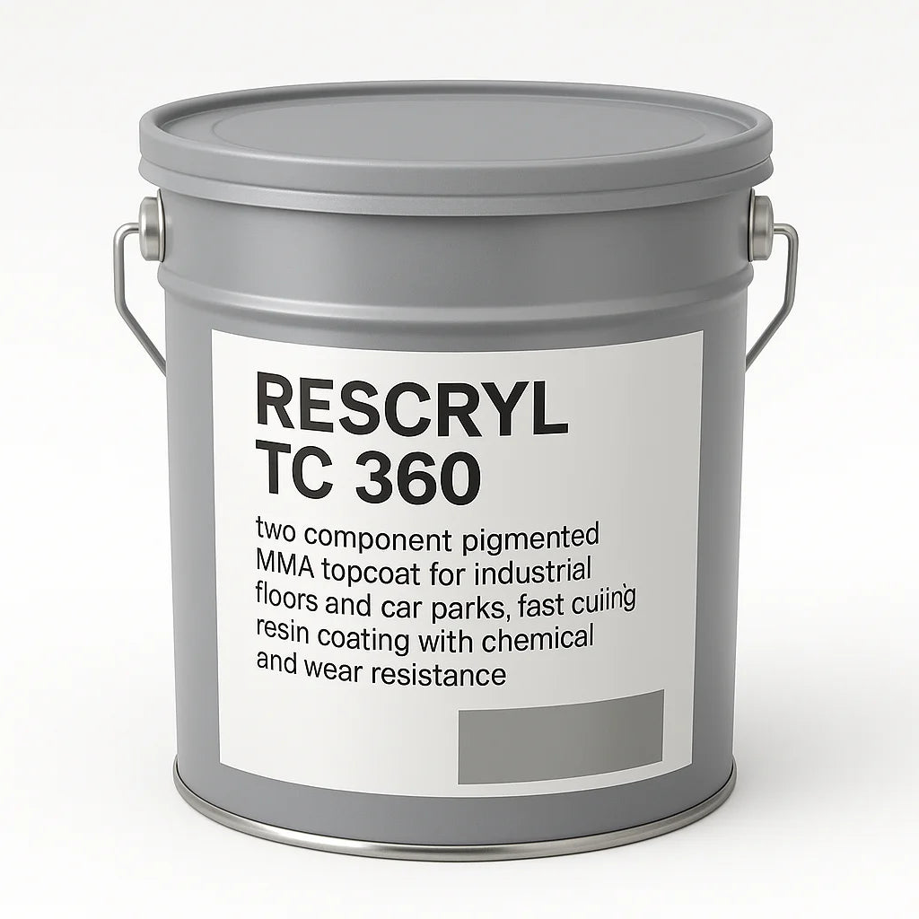 RESCRYL TC 360 MMA Topcoat Waterproofing Protective Coating Car Park Topcoat, Chemical Resistant Coating, Fast Curing