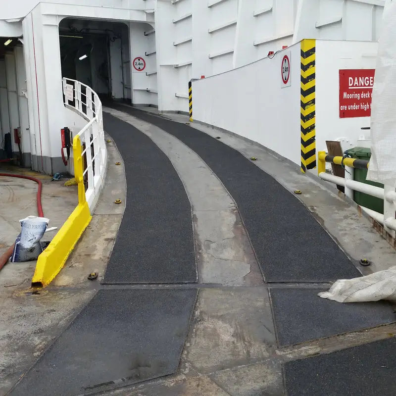 Resimac anti-slip coatings have been used to ensure a safe working environment on thousands of square metres of marine decks and factory floors.