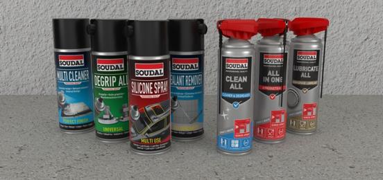 Soudal Cleaners and Sprays