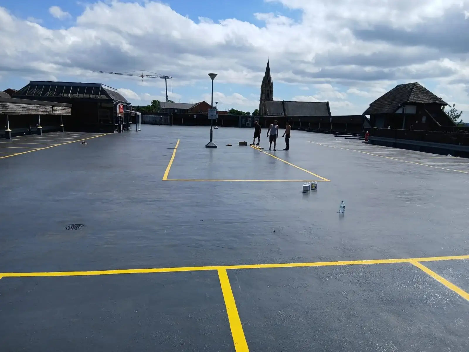Another Completed Car Park with Tecnopol Coatings