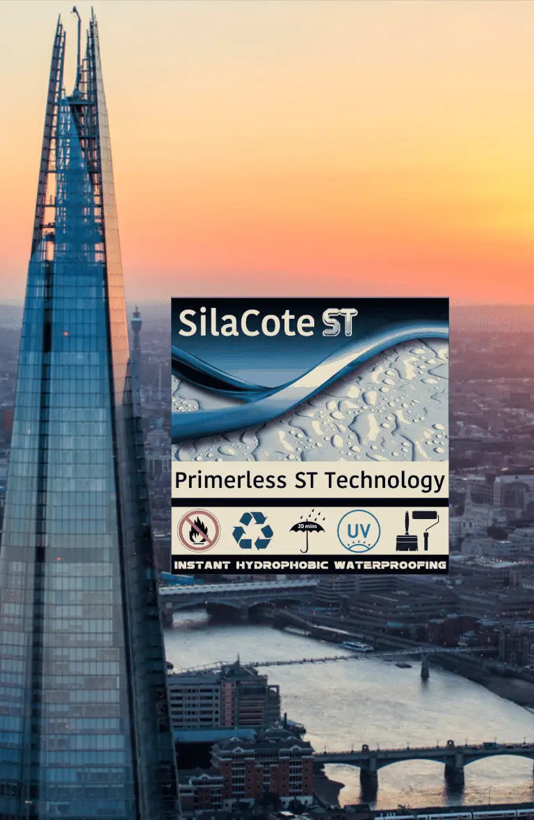 We are proud to announce that SilaCote ST has been specified for waterproofing the Shard building together with London post office roofs due to its superior fire rating.