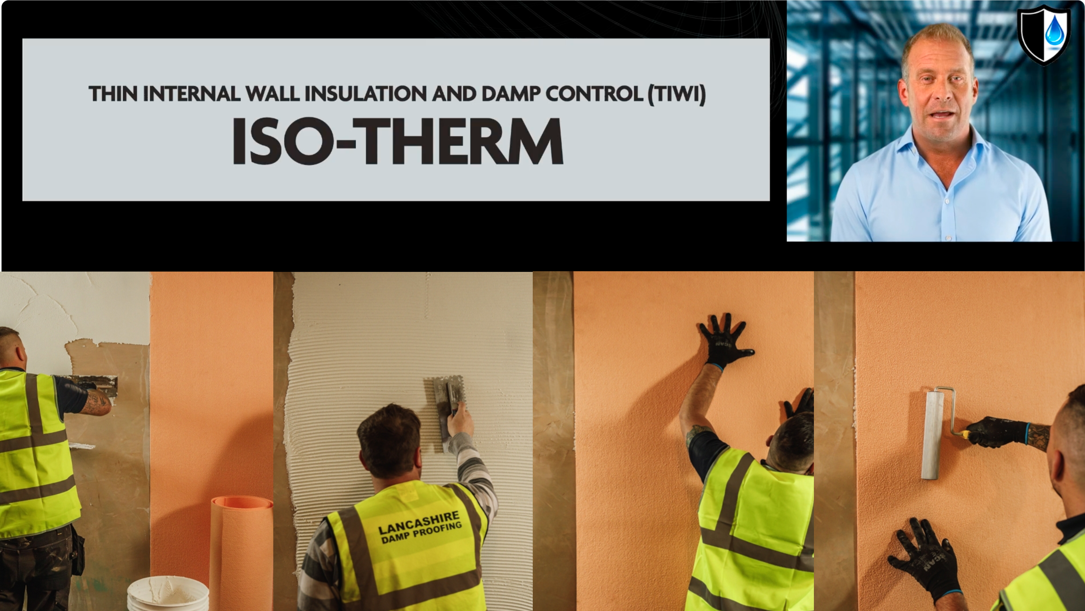 ISO-THERM thin internal wall insulation installation for damp control – step-by-step fitting guide for basement and internal walls