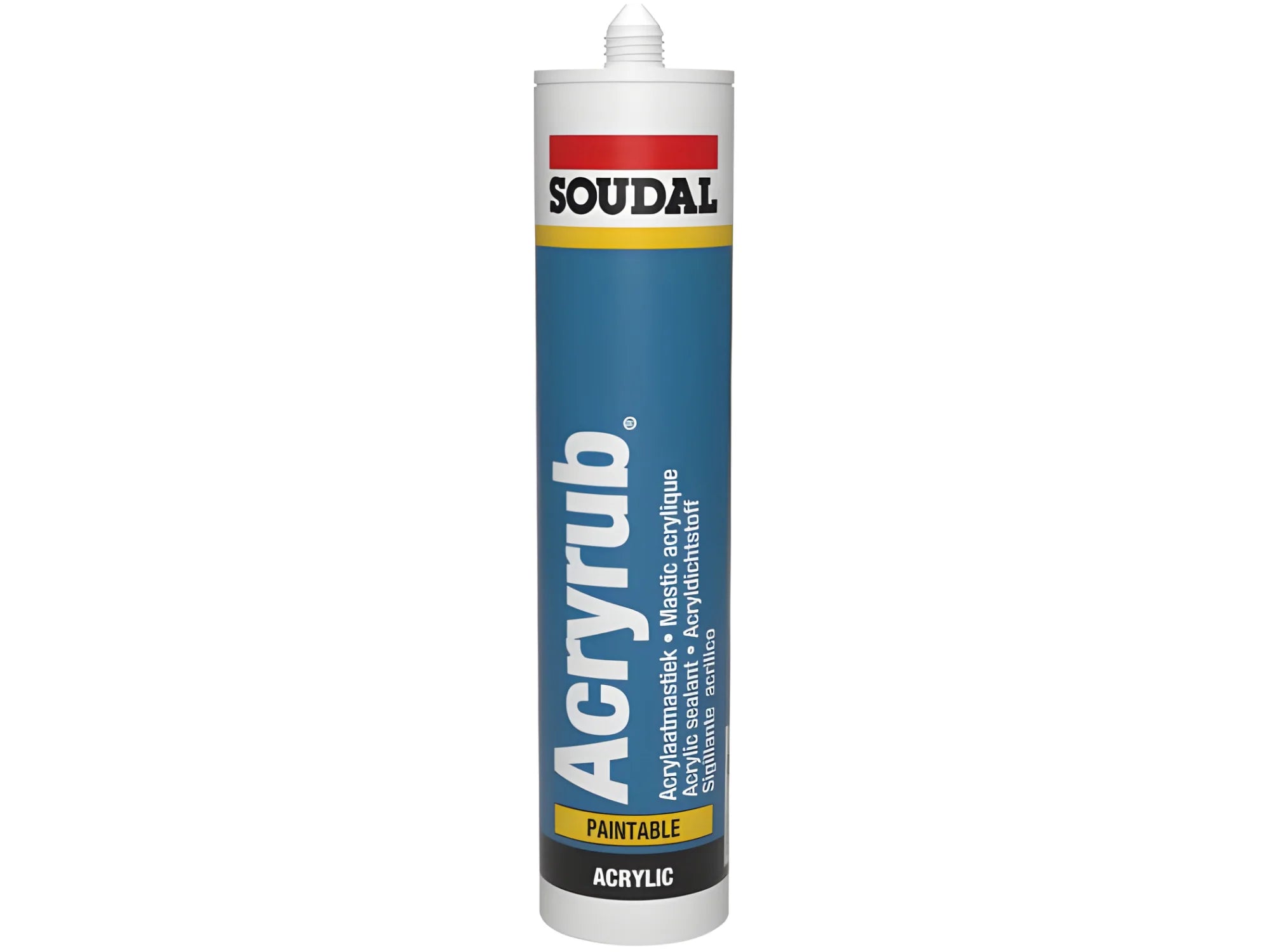 Soudal Acryrub Fillers and Chemical Anchors FLEXIBLE Soudal FLEXIBLE FILLER, gap filler, gap filling, gap sealant,