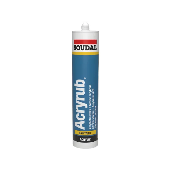 Soudal Acryrub Fillers and Chemical Anchors FLEXIBLE Soudal FLEXIBLE FILLER, gap filler, gap filling, gap sealant,