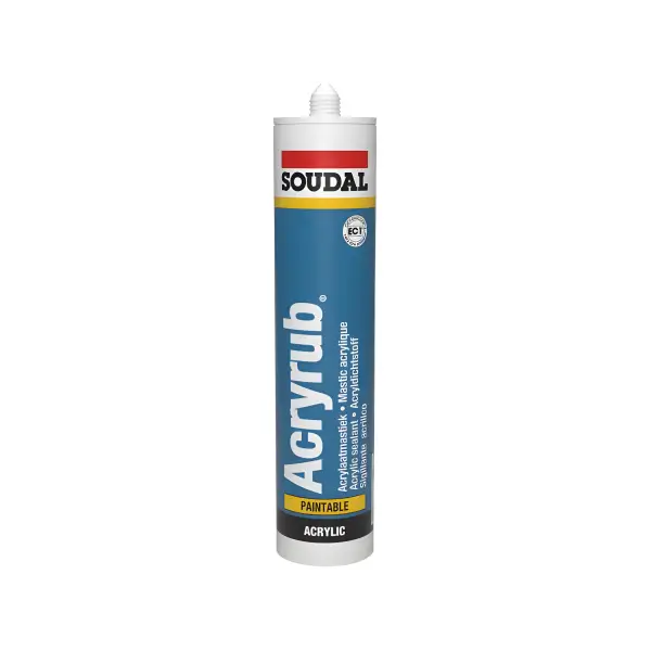 Soudal Acryrub Fillers and Chemical Anchors FLEXIBLE Soudal FLEXIBLE FILLER, gap filler, gap filling, gap sealant,