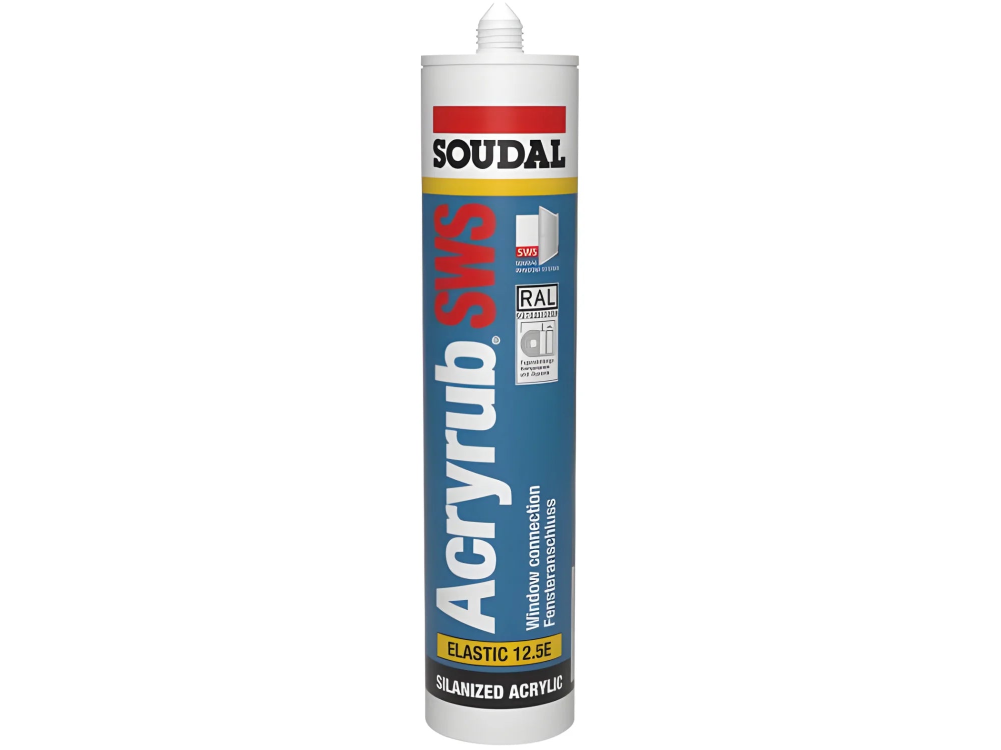 Soudal Acryrub SWS Acrylic sealant gutter repair gutter Soudal Acrylic sealant, gap filler, gap filling, gap sealant,