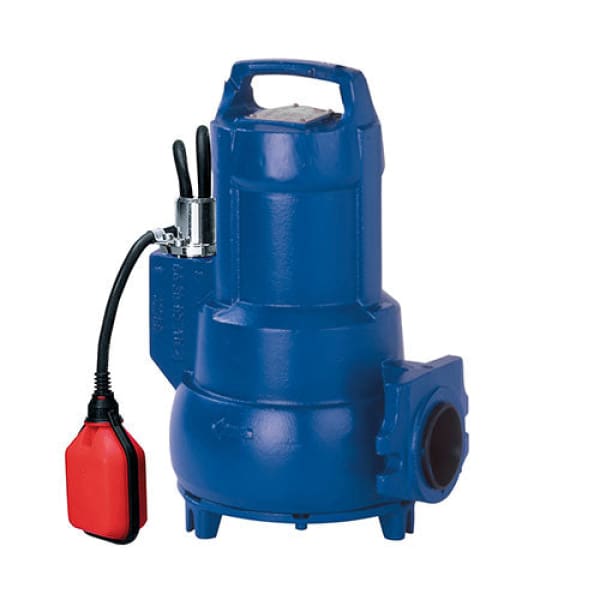 Blue Ama-Porter 500SE automatic submersible sump pump for effective water removal