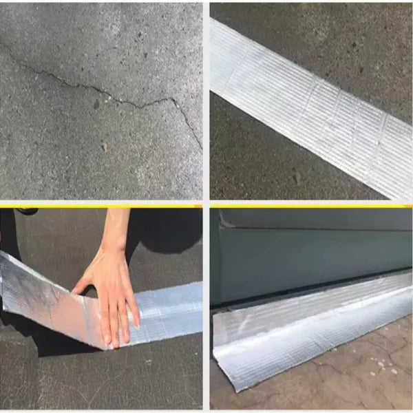10m flashing tape, aluminium flashing tape, aqua build, butyl tape, caravan repair tape