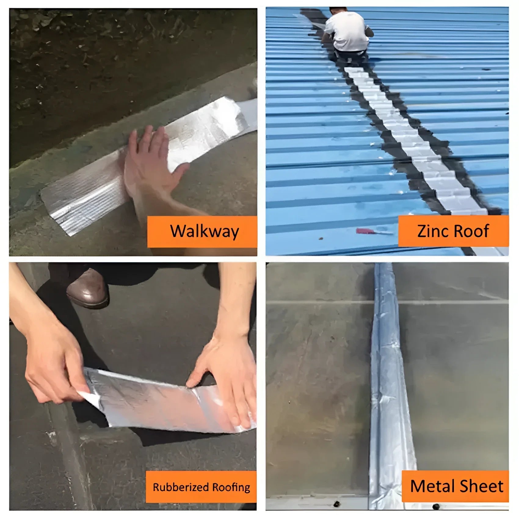 20m flashing tape, aluminium reinforced tape, aqua build, butyl tape, caravan repair tape