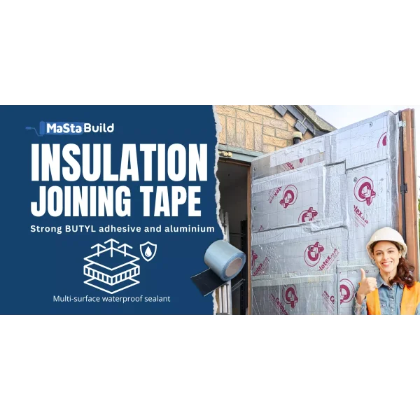 20m flashing tape, aluminium reinforced tape, aqua build, butyl tape, caravan repair tape
