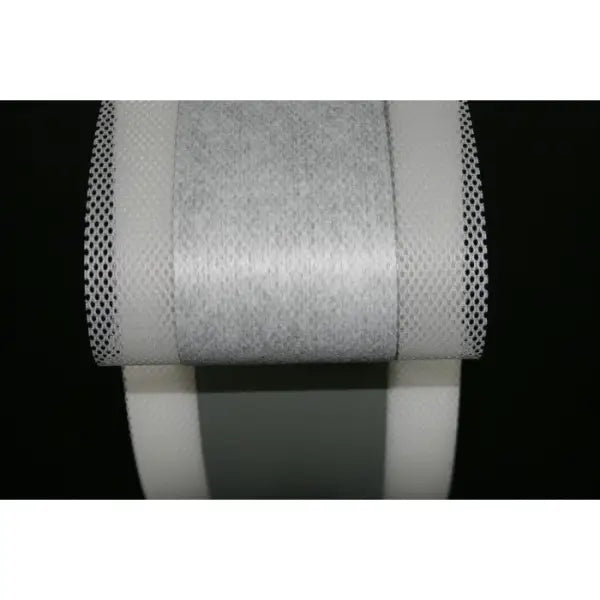 Roll of Aqua Build Fleece-backed Waterproof Tanking Tape with mesh edges for medical use