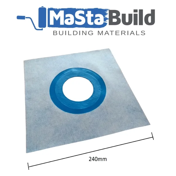 240mm drain collar, aqua build, balcony waterproofing, hydro insulation collar, nonwoven tpe collar