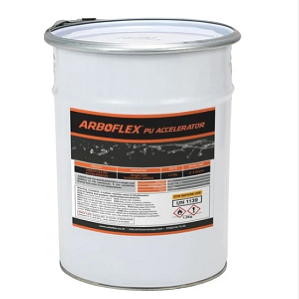 Arboflex PU Accelerator 2L in a white metal container for polyurethane applications