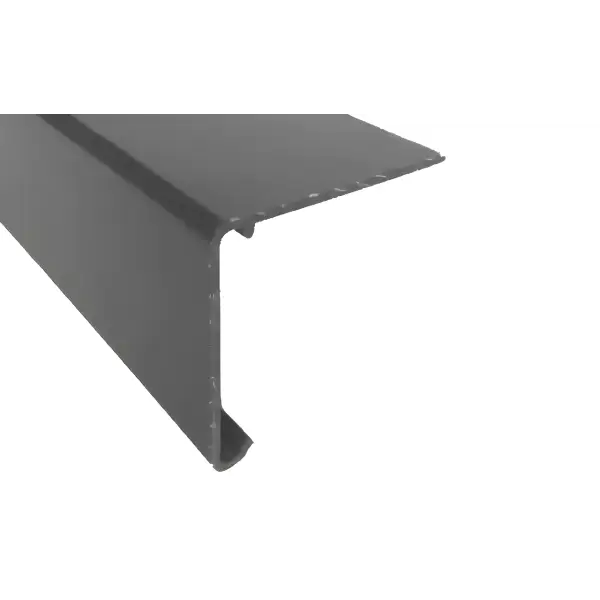 Metal drip edge flashing with L-shaped profile for ARBOFLEX Drip Trim 2.5m