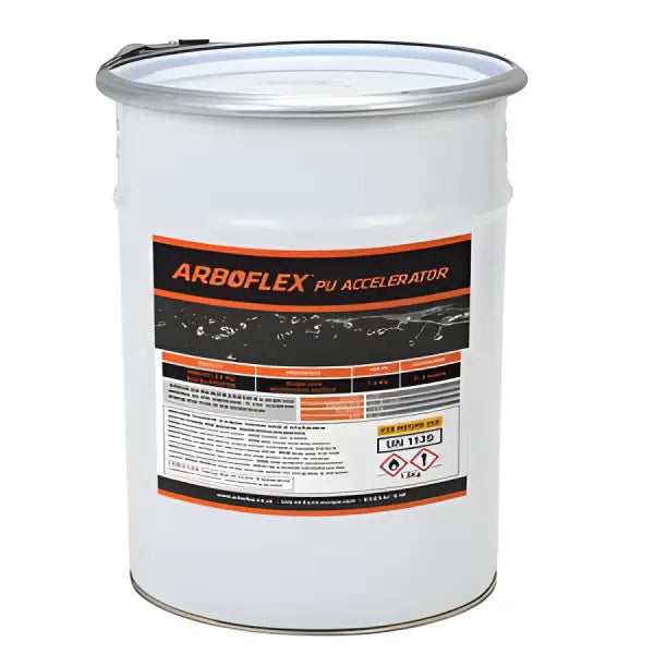 Arboflex PU Accelerator 2L in a white metal container for polyurethane applications