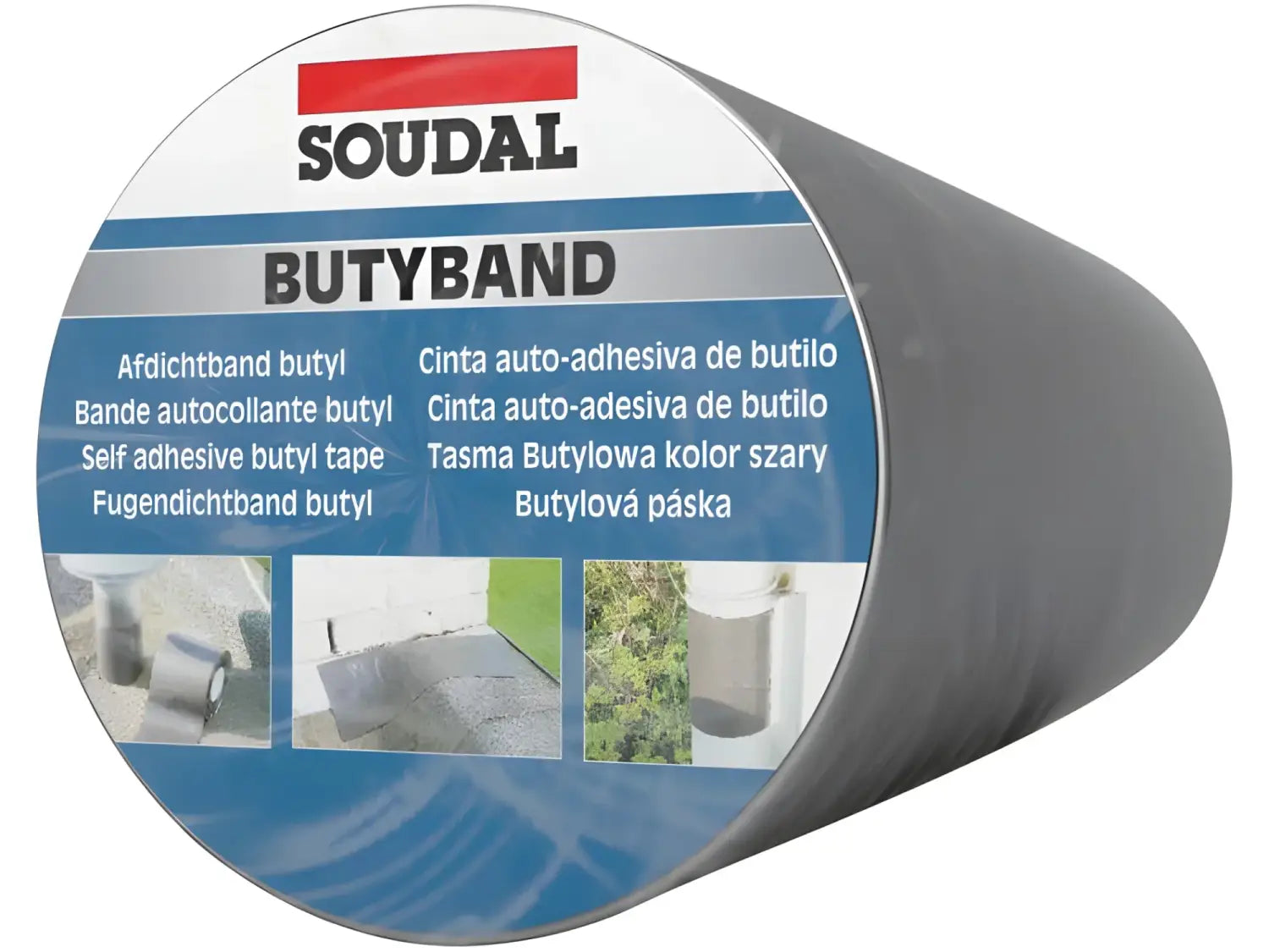 Soudal Butyband butyl tape flashing tape roof flashing, Soudal butyl tape, flashing tape, gap filler, gap filling, gap