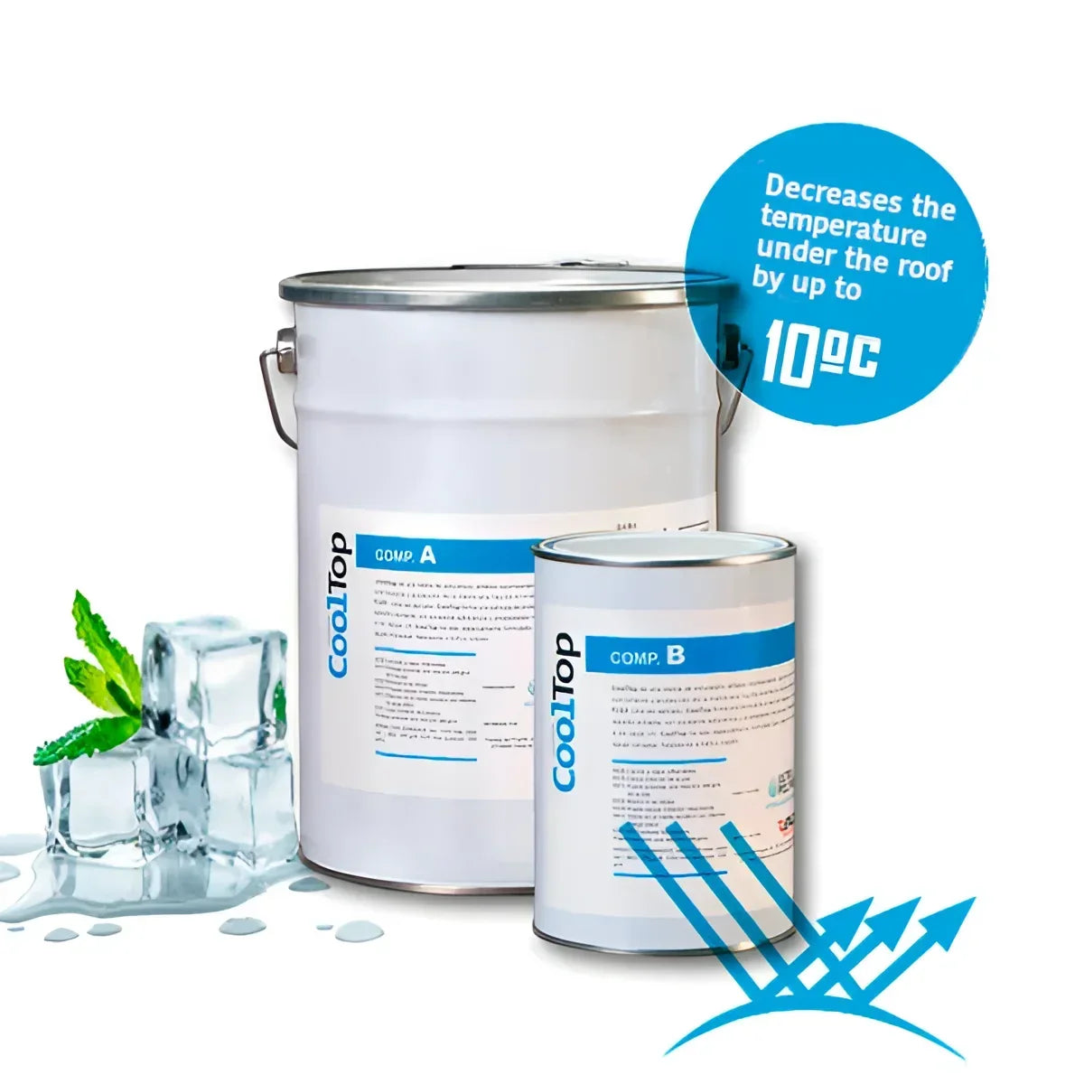 CoolTop Roof Coating Eagle Eagle, Flat Roof, Flat Roof Coating, Insulation, insulation coating