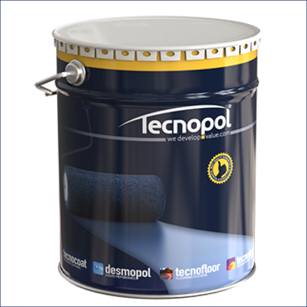 Blue paint can from Desmopol Roof Kit 1 for 12.5m² coverage