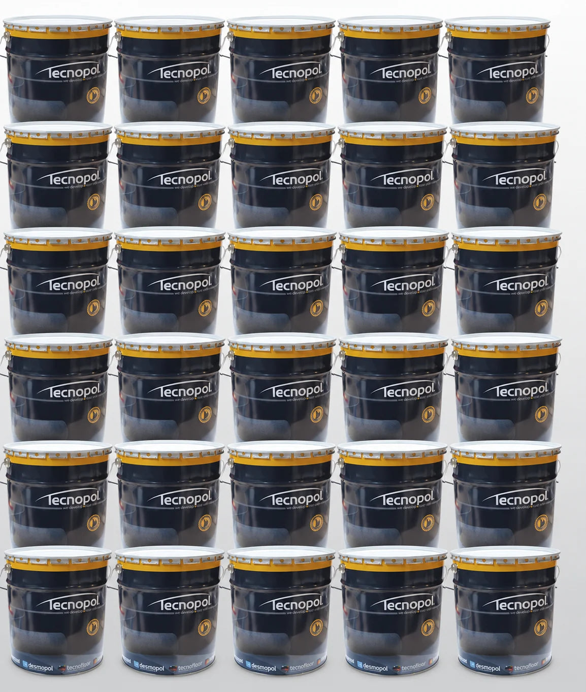 Desmopol Pallet Rates 30 x 25kg Desmopol pallet of 30 x 25kg tins (750kg) – premium liquid polyurethane waterproofing