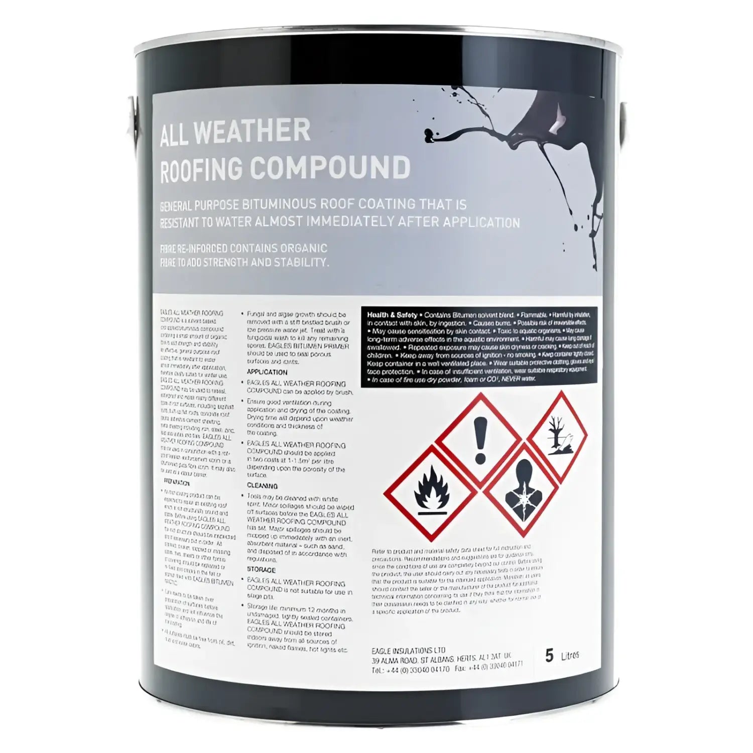 All Weather Roof Coat Bituminous Eagle Eagle Bituminous, Eagle, Eagle All Weather Roof Coat, Flat Roof, Flat Roof
