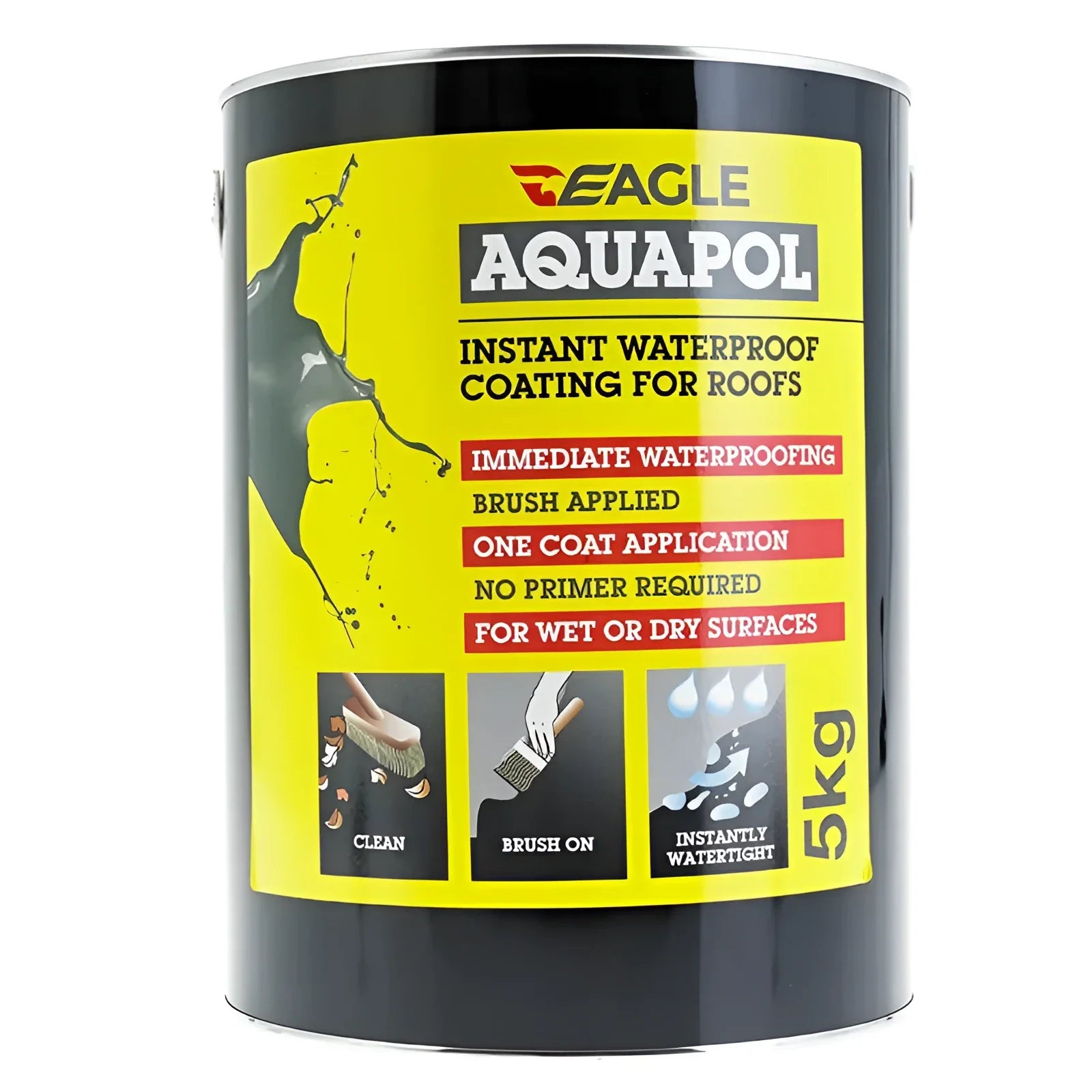 Aquapol Acrylic Roof Coating Acrylic Coating, Eagle Acrylic Coating, Bituminous, Eagle, Eagle Aquapol Acrylic Roof