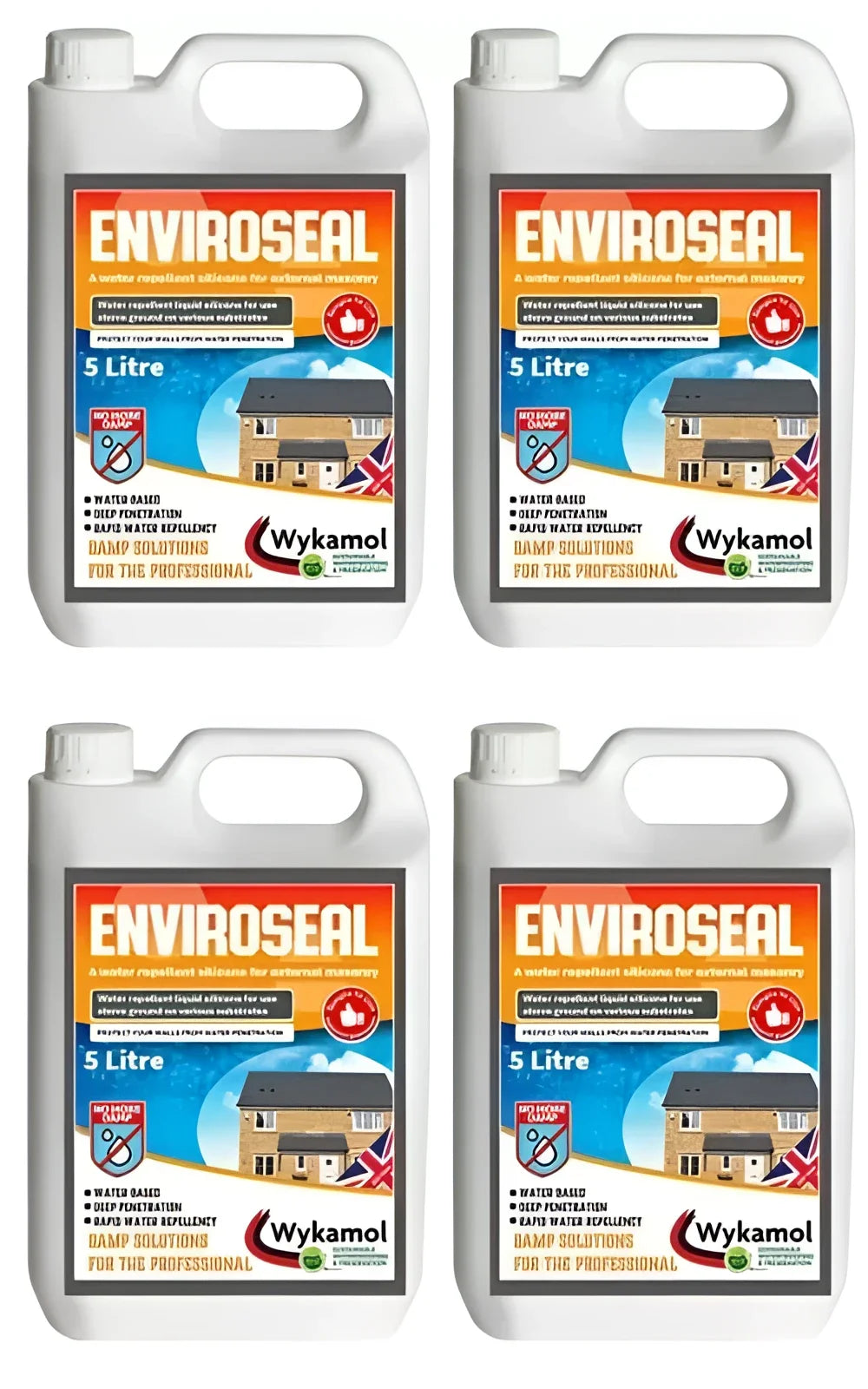Enviroseal 5 Litre Waterproof Exterior Paint Wykamol Damp, Damp Proof Coating, Damp Proof Membrane, Damp Proofing, Damp