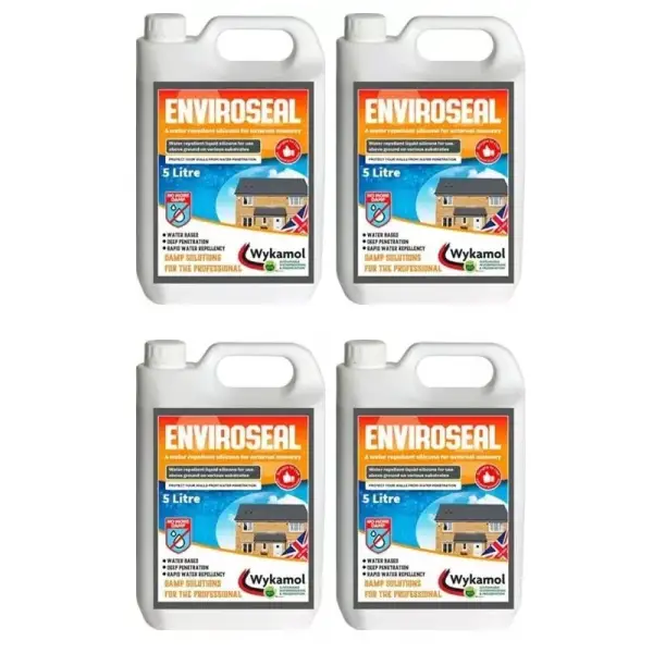 Enviroseal 5 Litre Waterproof Exterior Paint Wykamol Damp, Damp Proof Coating, Damp Proof Membrane, Damp Proofing, Damp