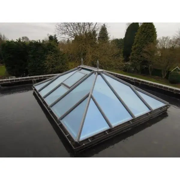 Glass-paneled skylight structure of EPDM Orangery Roof Kits for enhanced natural light