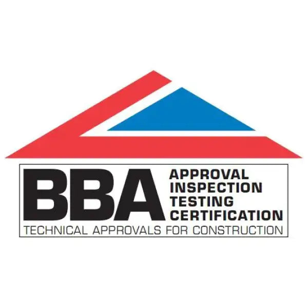 BBA certification logo for EPDM Orangery Roof Kits ensuring quality and reliability