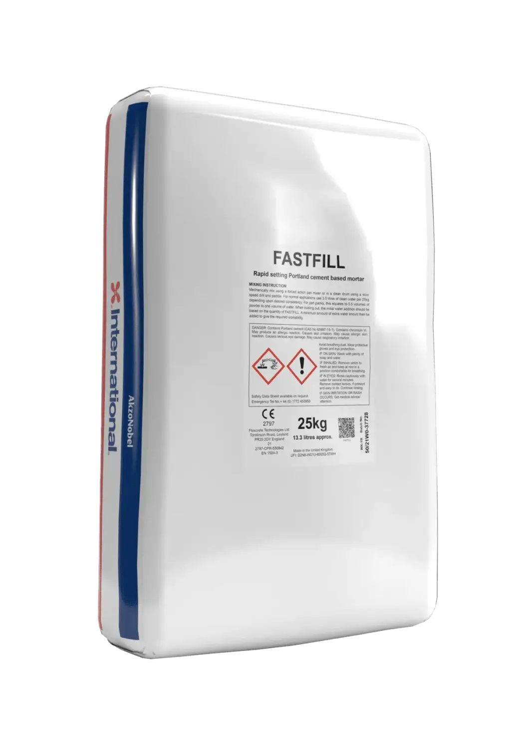 Fastfill R4 rapid setting concrete repair mortar product bag
