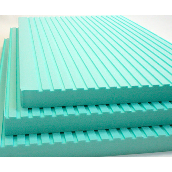 Newton CDM Fibran XPS-500C is a 50mm deep, closed-cell thermal insulation board made from rigid extruded polystyrene foam