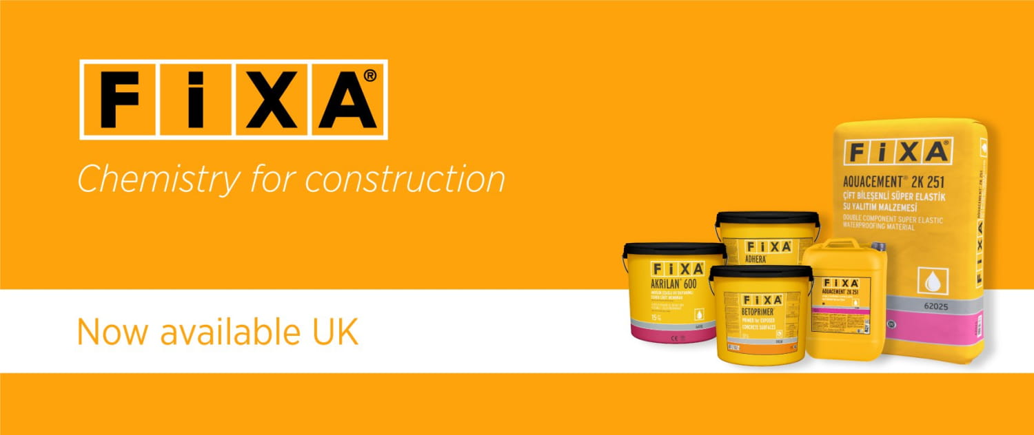 FIXA CONSTRUCTION CHEMICALS was founded in Istanbul in 2001 to produce high-tech construction chemicals.