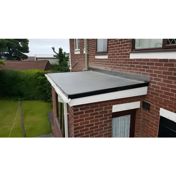 Flat roof extension featuring Flat Rubber Roof Kits for durable waterproofing solutions
