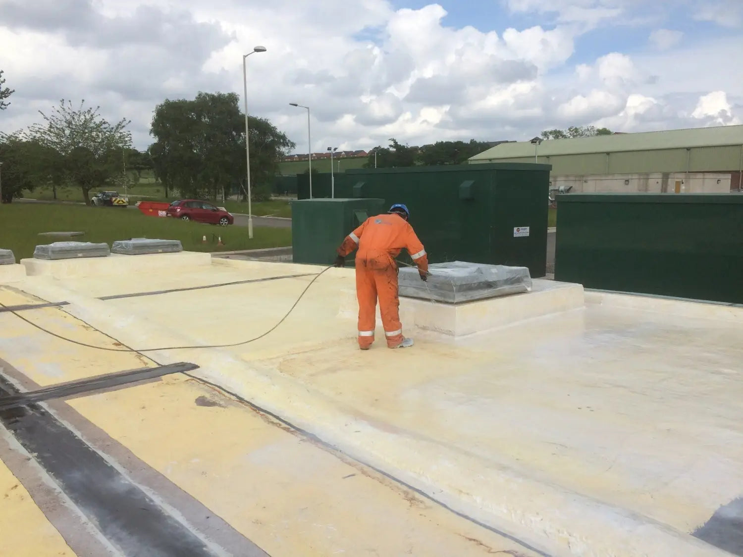 Flat Roof Waterproofing Preparation