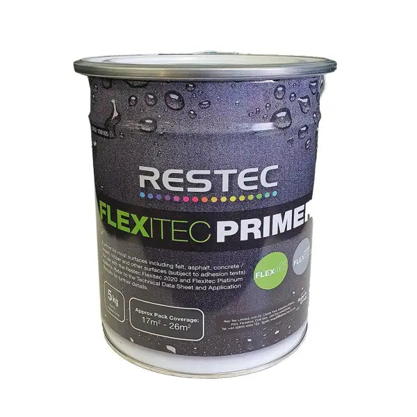 Can of Flexitec 2020 Primer displayed in a professional setting for effective application