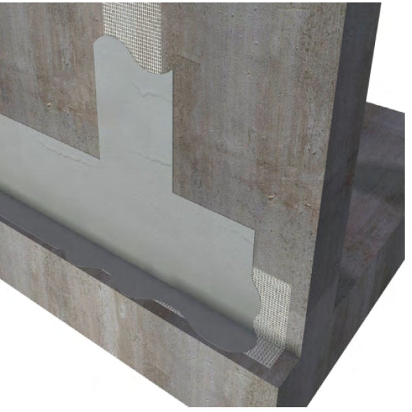 FlexProof 106 Reinforcing Scrim 250mm x 50m  WATERPROOFING PERFORMANCE - JOINTS FlexProof 106 has tremendous waterproofing capabilities and these can be increased further with the inclusion of FlexProof Scrim to reinforce the membrane at the construction joint. Please see table below for data on both non-reinforced and reinforced FlexProof-X1 when applied to construction joints.