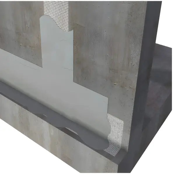 FlexProof 106 Reinforcing Scrim Waterproofing 106NV, Below Ground Joint Sealing, cementitious joint sealer, concrete