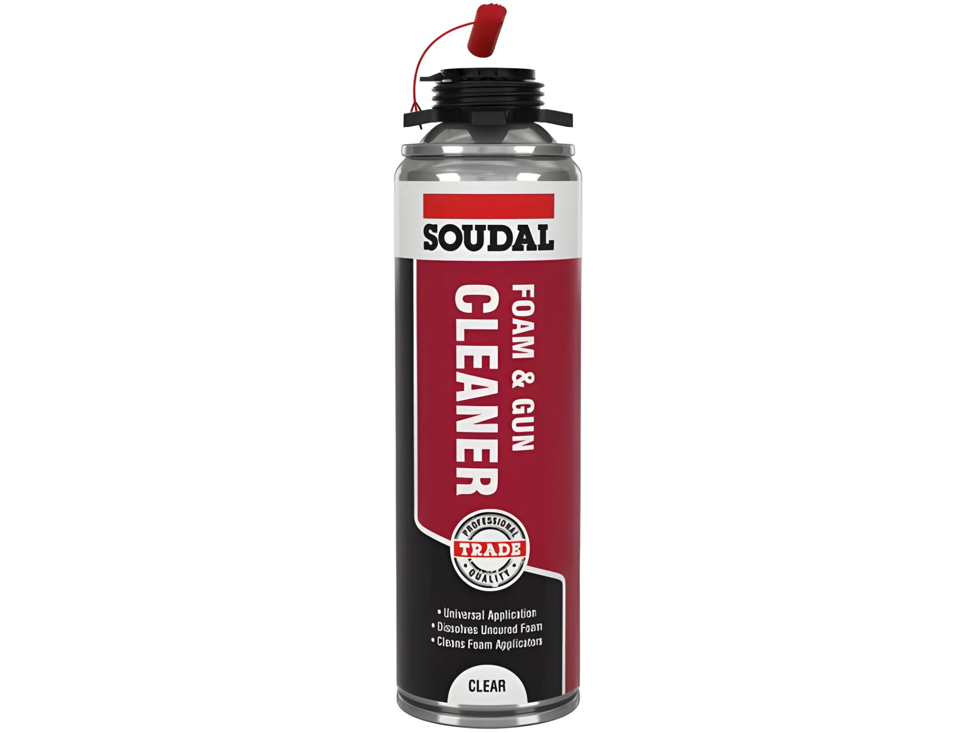 Effective Foam & Gun Cleaner - Fast & Easy PU Foam Applicator Gun Cleaning Solution Soudal gap filler, gap filling, gap