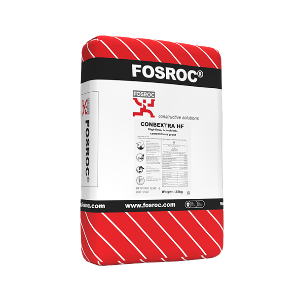 Fosroc Conbextra HF high flow grout