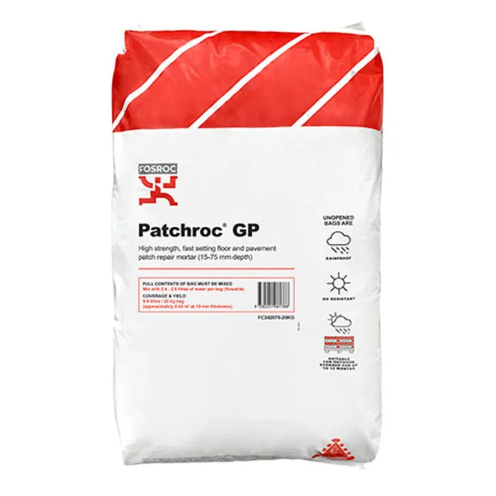 Fosroc Patchroc GP rapid setting concrete repair mortar