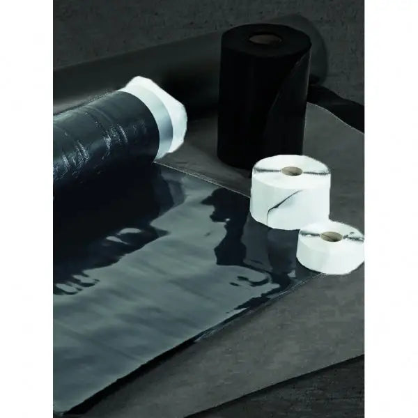 Rolls of black and white GP TITAN Flex Gas Barrier and Waterproof Type A Membrane